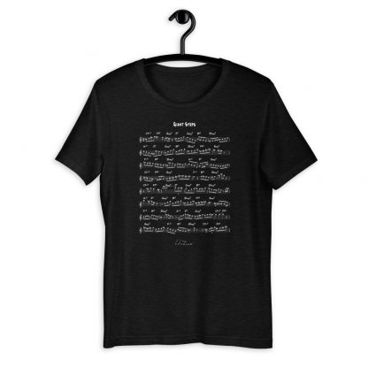 Coltrane Solo on Giant Steps Short-Sleeve Unisex T-Shirt (light design) - Image 3