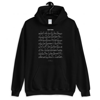 Coltrane Solo on Giant Steps Unisex Hoodie (light design) - Image 2