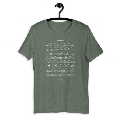 Coltrane Solo on Giant Steps Short-Sleeve Unisex T-Shirt (light design) - Image 4