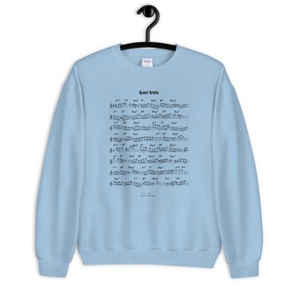 Coltrane Solo on Giant Steps Unisex Sweatshirt (dark design) - Image 3