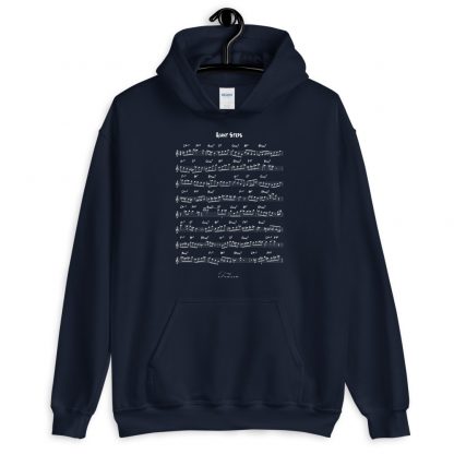 Coltrane Solo on Giant Steps Unisex Hoodie (light design) - Image 4