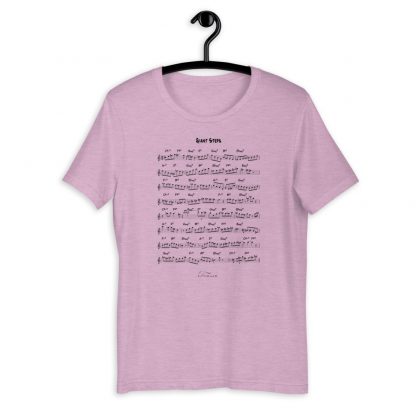 Coltrane Solo on Giant Steps Short-Sleeve Unisex T-Shirt (dark design) - Image 7