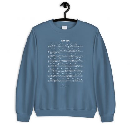 Coltrane Solo on Giant Steps Unisex Sweatshirt (light design) - Image 5