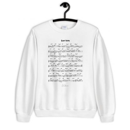 Coltrane Solo on Giant Steps Unisex Sweatshirt (dark design)