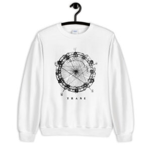Coltrane Harmony Mandala Unisex Sweatshirt (dark design)