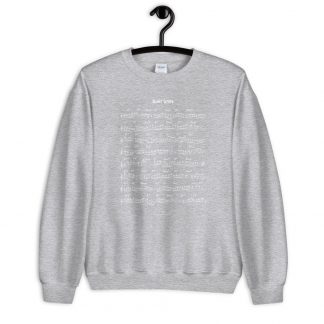 Coltrane Solo on Giant Steps Unisex Sweatshirt (light design)
