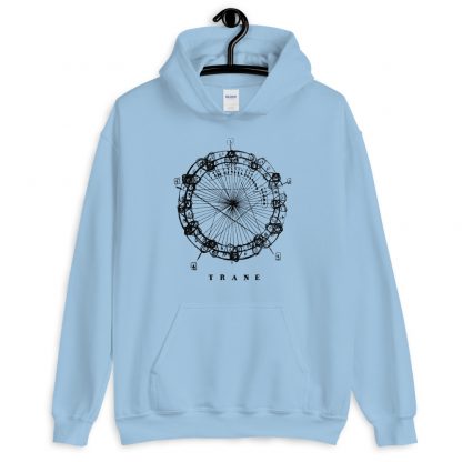 Coltrane Harmony Mandala Unisex Hoodie (dark design) - Image 3