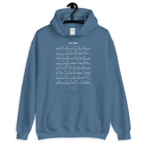 Coltrane Solo on Giant Steps Unisex Hoodie (light design)
