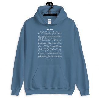 Coltrane Solo on Giant Steps Unisex Hoodie (light design)
