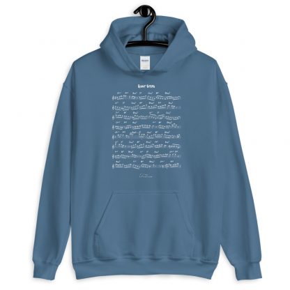 Coltrane Solo on Giant Steps Unisex Hoodie (light design)