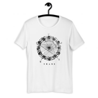 Coltrane Harmony Mandala Short-Sleeve Unisex T-Shirt (dark design)
