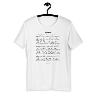 Coltrane Solo on Giant Steps Short-Sleeve Unisex T-Shirt (dark design)