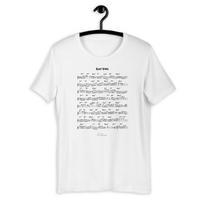 Coltrane Solo on Giant Steps Short-Sleeve Unisex T-Shirt (dark design)
