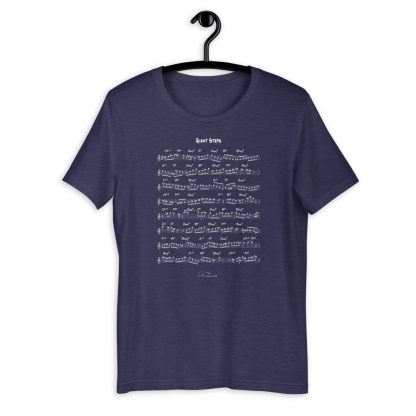 Coltrane Solo on Giant Steps Short-Sleeve Unisex T-Shirt (light design) - Image 5