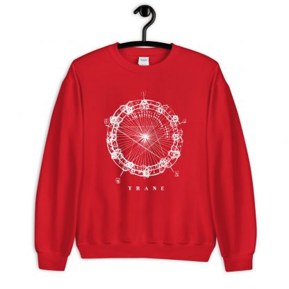 Coltrane Harmony Mandala Unisex Sweatshirt (light design) - Image 7