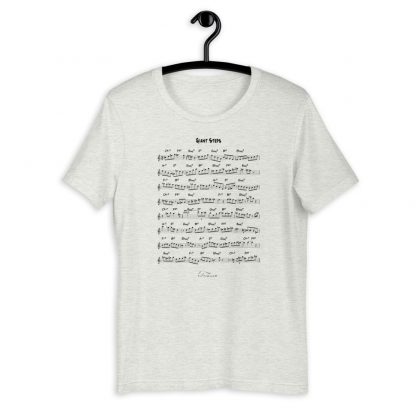 Coltrane Solo on Giant Steps Short-Sleeve Unisex T-Shirt (dark design) - Image 3