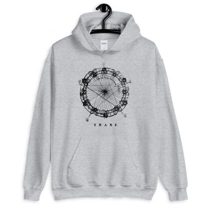 Coltrane Harmony Mandala Unisex Hoodie (dark design) - Image 2