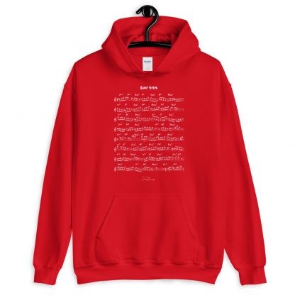 Coltrane Solo on Giant Steps Unisex Hoodie (light design) - Image 6