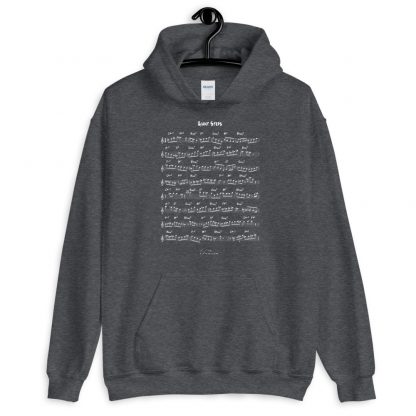 Coltrane Solo on Giant Steps Unisex Hoodie (light design) - Image 3