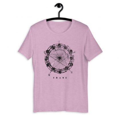 Coltrane Harmony Mandala Short-Sleeve Unisex T-Shirt (dark design) - Image 7