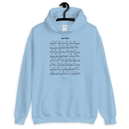 Coltrane Solo on Giant Steps Unisex Hoodie (dark design) - Image 3