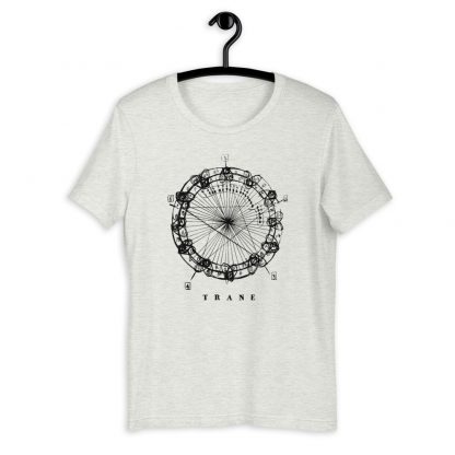 Coltrane Harmony Mandala Short-Sleeve Unisex T-Shirt (dark design) - Image 3