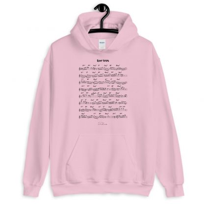 Coltrane Solo on Giant Steps Unisex Hoodie (dark design) - Image 4