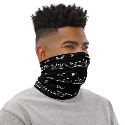 Coltrane Solo on Giant Steps Neck Gaiter (light design) - Image 2