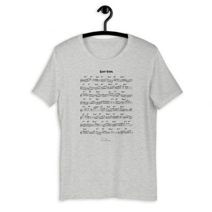Coltrane Solo on Giant Steps Short-Sleeve Unisex T-Shirt (dark design) - Image 2