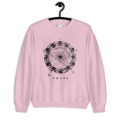 Coltrane Harmony Mandala Unisex Sweatshirt (dark design) - Image 4