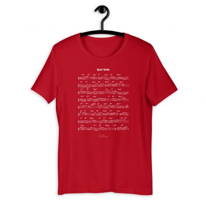 Coltrane Solo on Giant Steps Short-Sleeve Unisex T-Shirt (light design) - Image 11