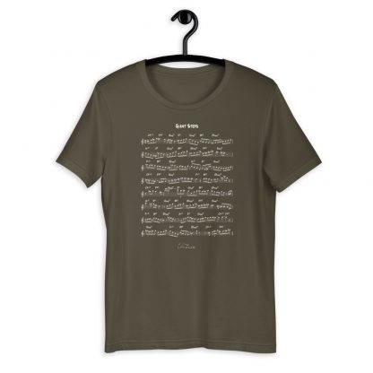 Coltrane Solo on Giant Steps Short-Sleeve Unisex T-Shirt (light design) - Image 6