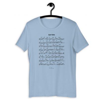 Coltrane Solo on Giant Steps Short-Sleeve Unisex T-Shirt (dark design) - Image 5